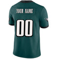 Custom P.Eagles Green Vapor Game Jersey -Stitched American Football Jerseys