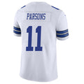 Custom #11 White DAL Football Shirt Top
