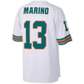 #13 Dan Marino Player M.Dolphins White Mitchell & Ness White Authentic Throwback Retired Football Jerseys