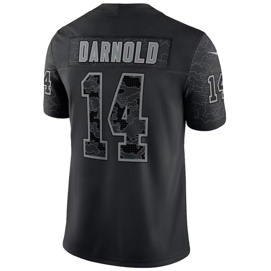 Custom #14 Black CAR Football Shirt Top