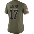 Custom #17 Olive BUF Football Shirt Top
