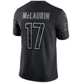 Custom #17 Black WAS Football Shirt Top