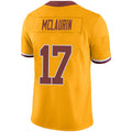 Custom #17 Gold WAS Football Shirt Top