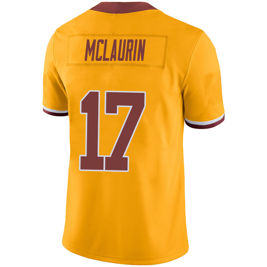 Custom #17 Gold WAS Football Shirt Top