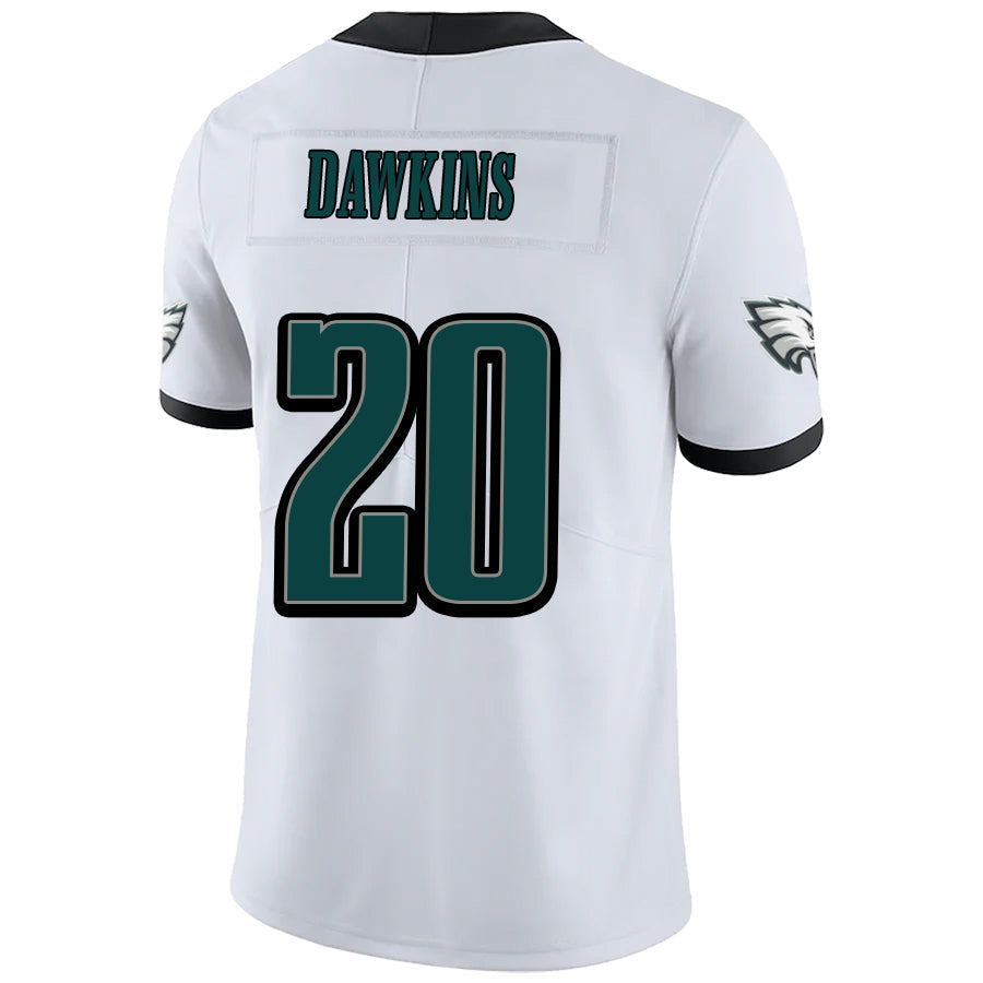 Custom #20 White PHI Football Shirt Top