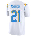 Custom #21 White LAC Football Shirt Top