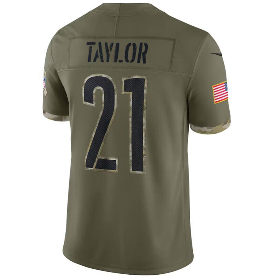 Custom #21 Olive 2022 WAS Football Shirt Top
