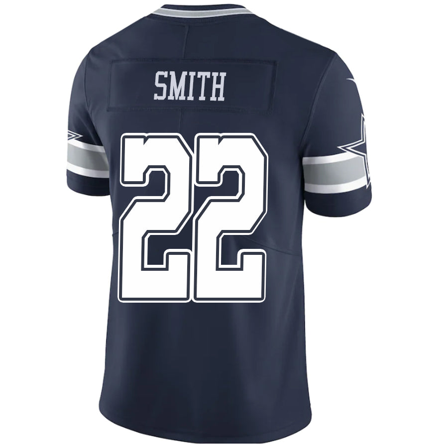 Custom #22 Navy DAL Football Shirt Top