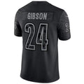 Custom #24 Black WAS Football Shirt Top