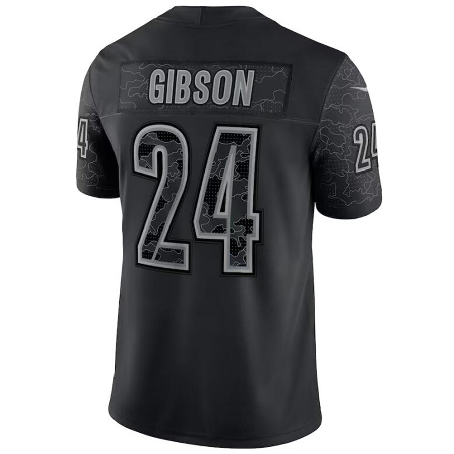 Custom #24 Black WAS Football Shirt Top