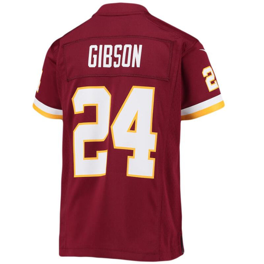 Custom #24 Burgundy WAS Football Shirt Top