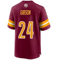 Custom #24 Burgundy WAS Football Shirt Top