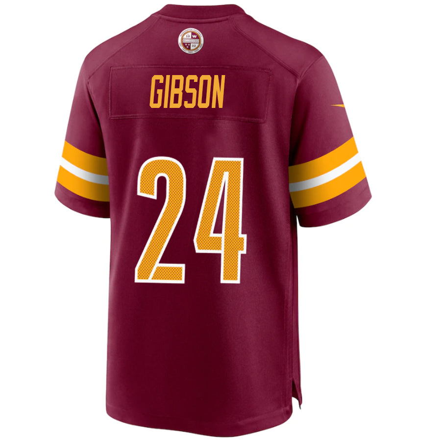 Custom #24 Burgundy WAS Football Shirt Top
