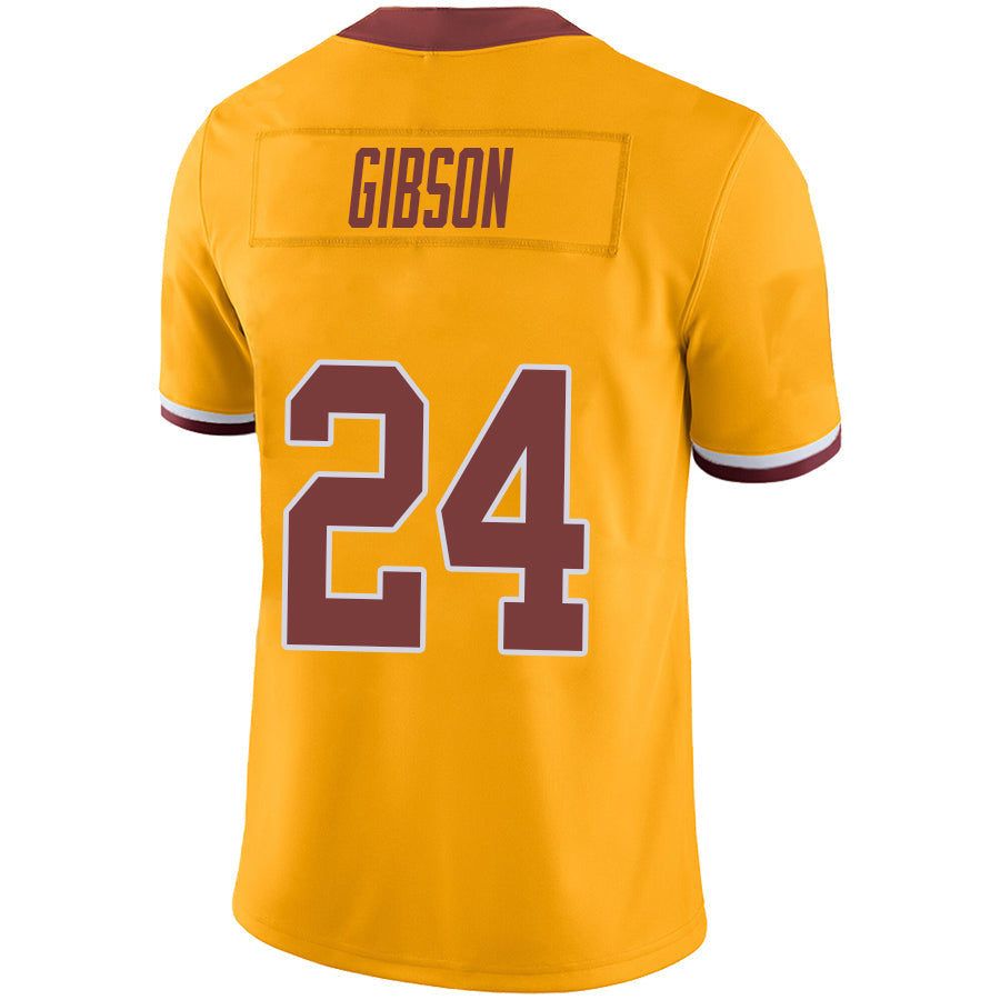 Custom #24 Gold WAS Football Shirt Top