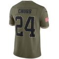 Custom #24 Olive CLE Football Shirt Top