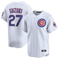 Custom #27 White CHC Baseball Shirt Top