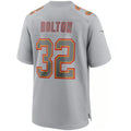 Custom #32 Gray KC Football Shirt Top