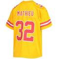 Custom #32 Gold KC Football Shirt Top