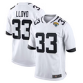 Custom #33 White JAX Football Shirt Top