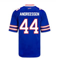 Custom #44 Royal BUF Football Shirt Top