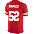 Custom #52 Red KC Football Shirt Top
