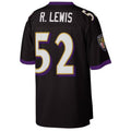 Custom #52 Black Throwback BAL Football Shirt Top