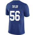 Custom #56 Royal NYG Football Shirt Top