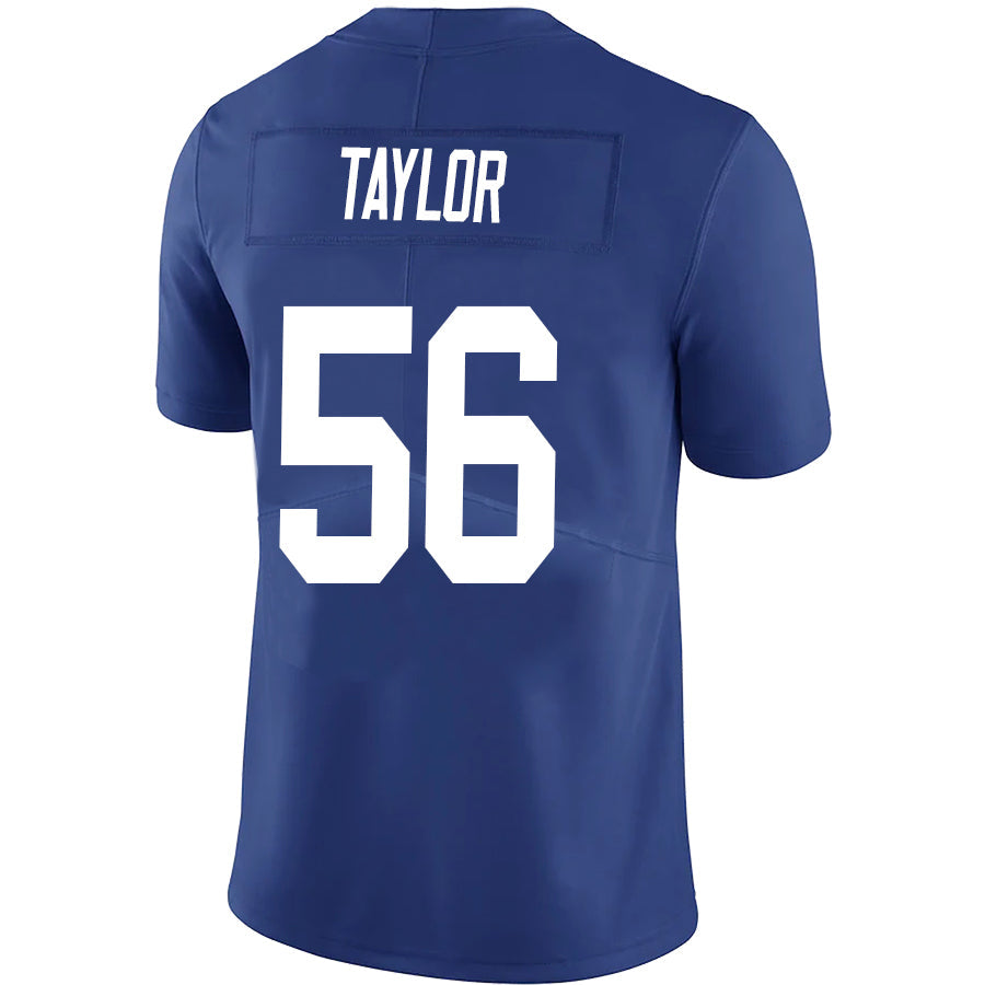 Custom #56 Royal NYG Football Shirt Top