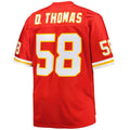 Custom #58 Red 1994 KC Football Shirt Top