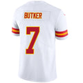 Custom #7 White KC Football Shirt Top