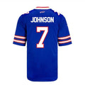 Custom #7 Royal BUF Football Shirt Top