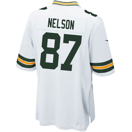 Custom #87 White GB Football Shirt Top