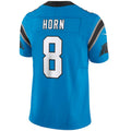Custom #8 Blue CAR Football Shirt Top