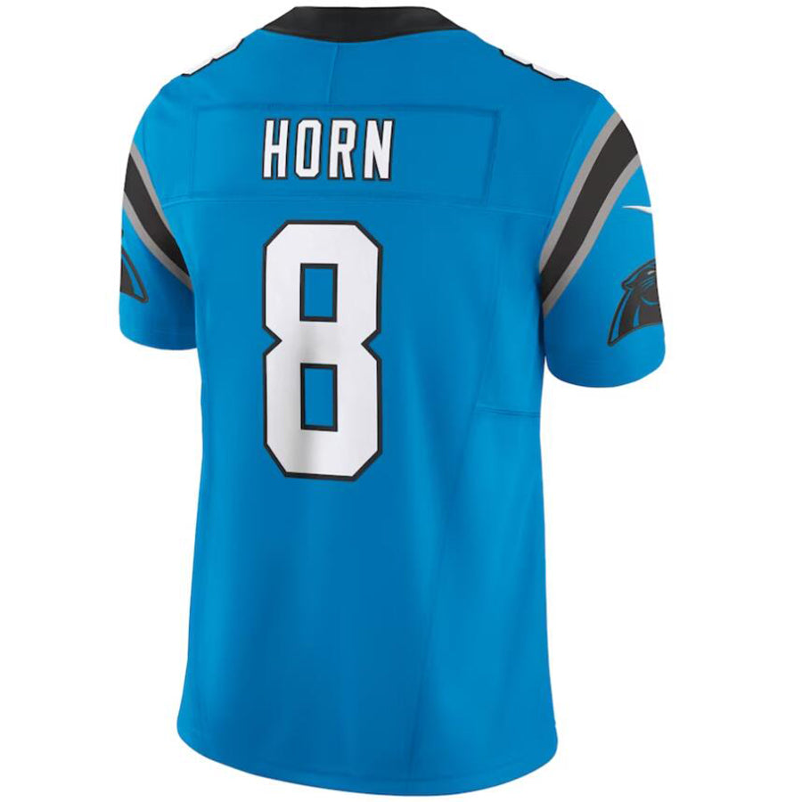 Custom #8 Blue CAR Football Shirt Top