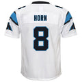 Custom #8 White CAR Football Shirt Top