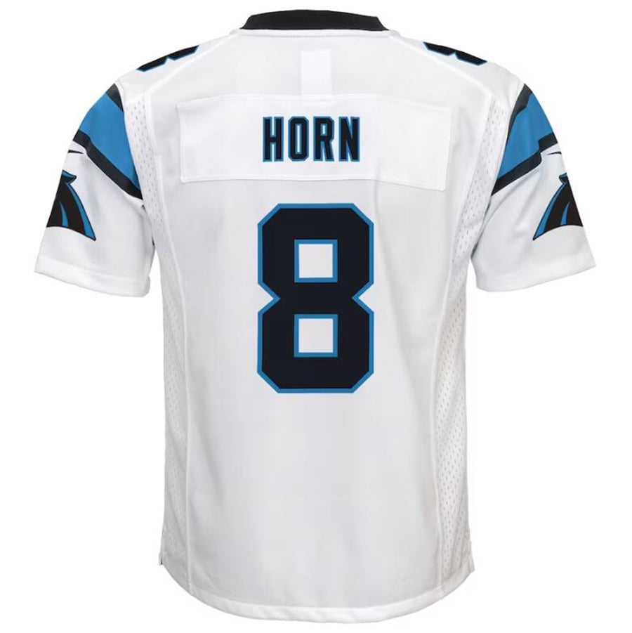 Custom #8 White CAR Football Shirt Top