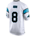 Custom #8 White CAR Football Shirt Top