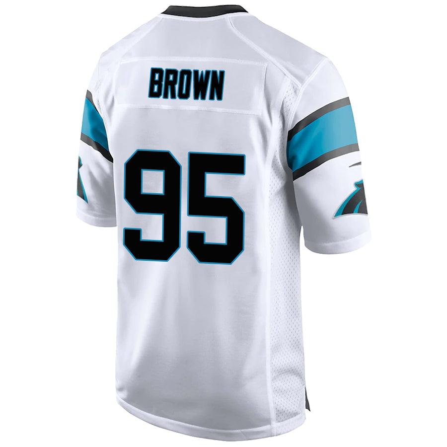 Custom #95 White CAR Football Shirt Top