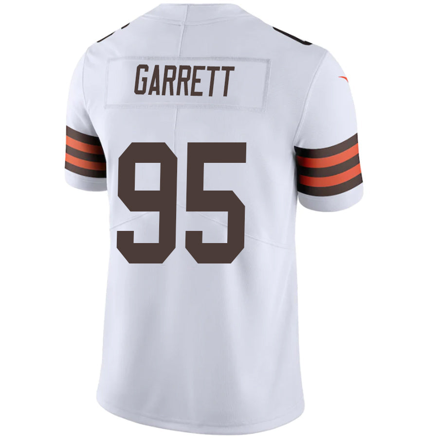 Custom #95 White CLE Football Shirt Top