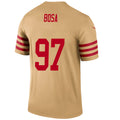 Custom #97 Gold SF Football Shirt Top