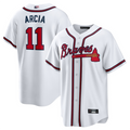 Custom #11 White ATL Baseball Shirt Top