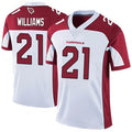 Custom #21 White ARI Football Shirt Top