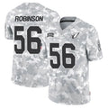 A.Cardinals #56 Darius Robinson Player Camo Salute to Service Limited Stitched Football Jerseys