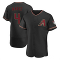 Custom #4 Black ARI Baseball Shirt Top