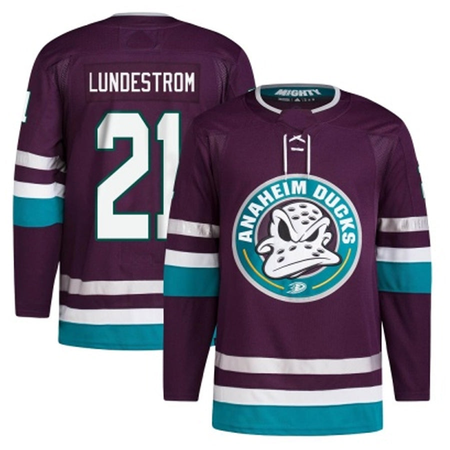 Custom #21 Purple ANA Hockey Shirt Top