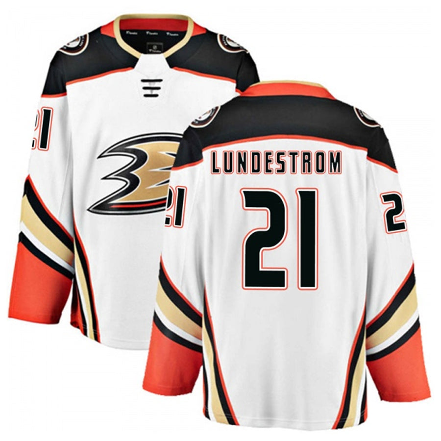 Custom #21 White ANA Hockey Shirt Top