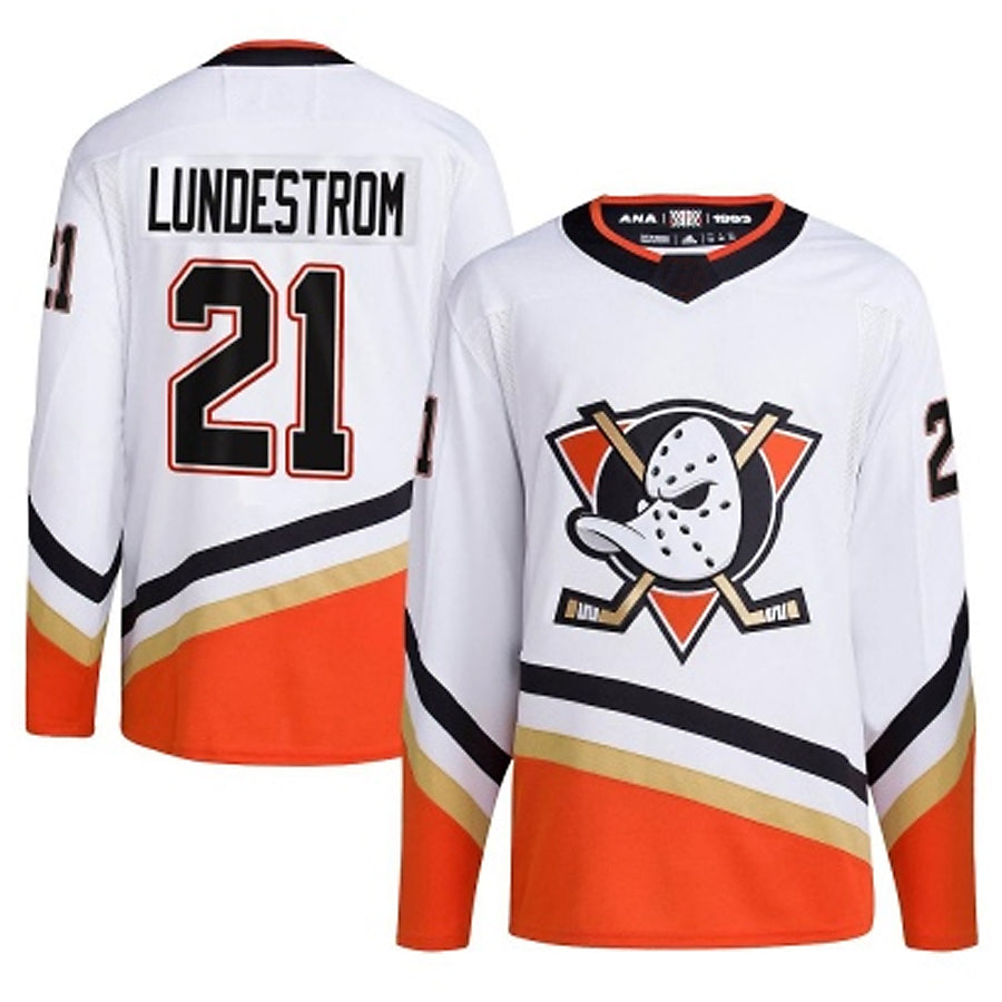 Custom #21 White ANA Hockey Shirt Top