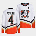 Custom #4 White Retro ANA Hockey Shirt Top