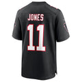 Custom #11 Black Throwback ATL Football Shirt Top