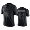 A.Falcons #18 Kirk Cousins Player Black RFLCTV Limited Football Jerseys